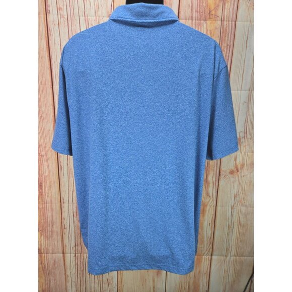 01.Algo Mens Quick Dry Polo XXL Blue - Incredibly Soft - Picture 2 of 6